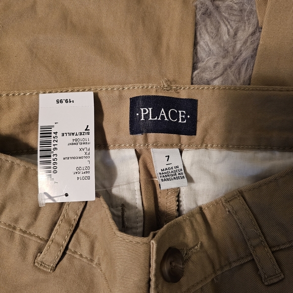 The Children's Place Khaki Dress Pants Size 7 - Picture 2 of 4